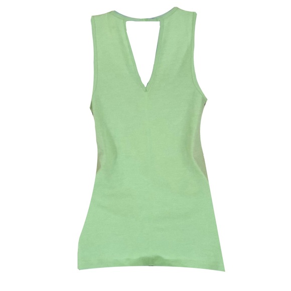 Ideology Keyhole Back Light Heathered Pistachio Rapidry Tank Top - Picture 4 of 4